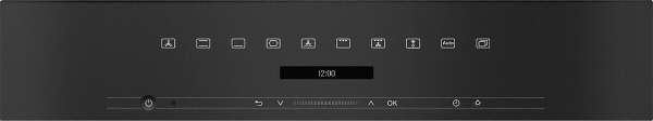 Miele H 7260 B CulinArt Obsidianschwarz im perfekt kombinierbaren Design mit Klartextdisplay und PerfectClean.